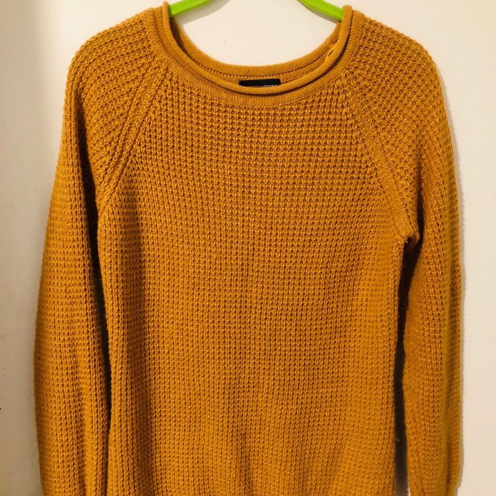 mustard fall sweater